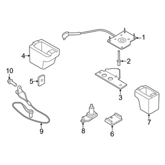 Ford OE - Rear Body & Floor - Spare Tire Carrier