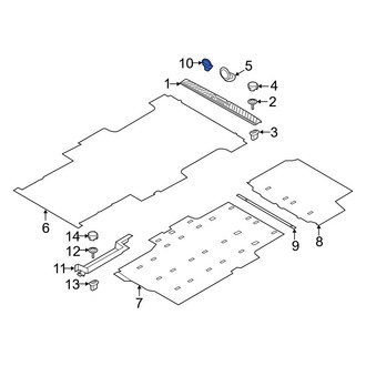 Ford OE - Rear Tie Down Hook