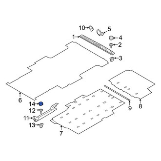 Ford OE - Door Sill Plate Cap