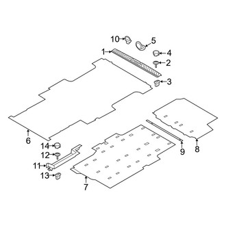 Ford OE - Rear Body & Floor - Interior Trim