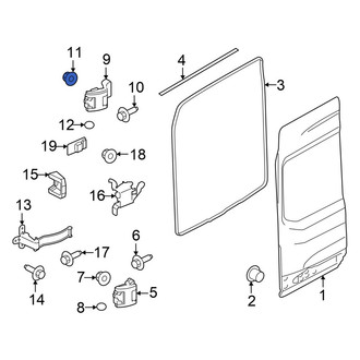 Ford OE - Rear Window Regulator Nut