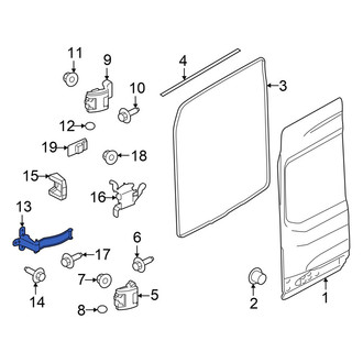 Ford OE - Rear Right Door Check