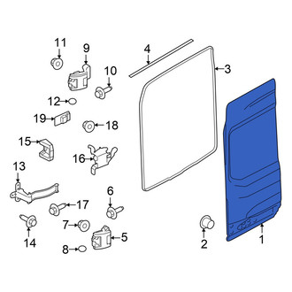 Ford OE - Rear Right Door Shell