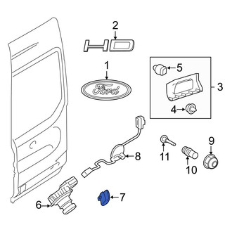 Ford OE - Rear Right Park Assist Camera Housing