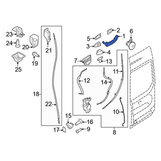 Ford OE - Rear Right Outer Exterior Door Handle