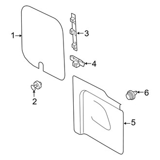 Ford OE - Back Door - Interior Trim (Passenger Side)