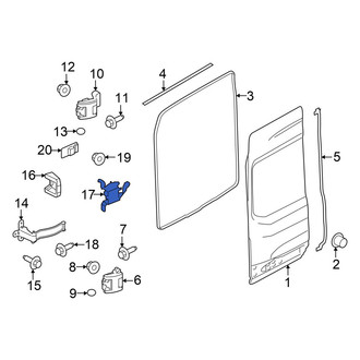 Ford OE - Rear Right Door Check Cover