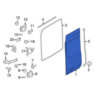 Ford OE - Rear Left Door Shell