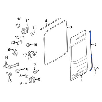 Ford OE - Front Left Lower Inner Door Seal