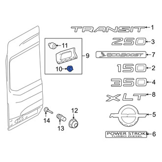 Ford OE - Door Sill Plate Clip