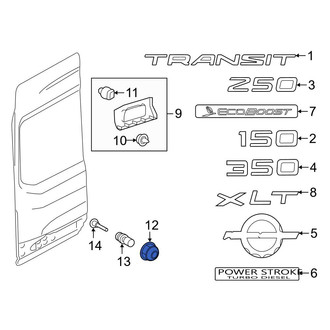 Ford OE - Rear Left Door Stop