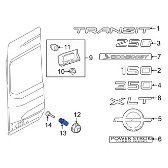 Ford OE - Right Door Stop Bracket