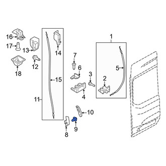 Ford OE - Left Interior Door Handle Screw