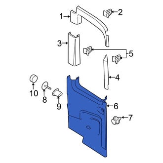 Ford OE - Rear Left Inner Door Interior Trim Panel