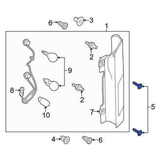 Ford OE - Tail Light Screw
