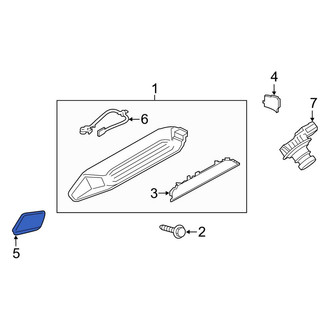 Ford OE - Rear Left Center High Mount Stop Light Lens
