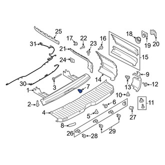 Ford OE - Bumper Cover Nut