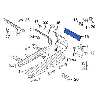 Ford OE - Rear Right Bumper Extension