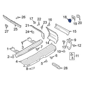 Ford OE - Rear Right Bumper Cover Stop