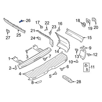 Ford OE - Lower Bumper Cover Screw