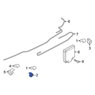 Ford OE - Rear Left Outer Parking Aid Sensor Housing