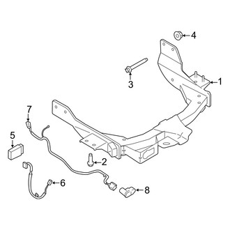 Ford OE - Rear Bumper - Trailer Hitch Components