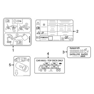 Ford OE - Information Labels - Labels