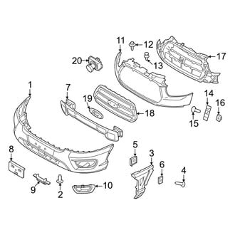 Ford OE - Front Bumper & Grille - Bumper & Components (Covers & Trim)