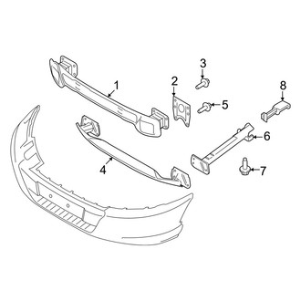 Ford OE - Front Bumper & Grille - Bumper & Components (Bumper Support)