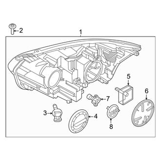 Ford OE - Front Lamps - Headlamp Components (Xenon)