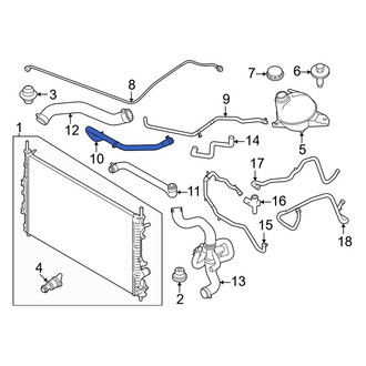 Ford OE - Engine Coolant Pipe