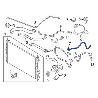 Ford OE - Engine Coolant Pipe