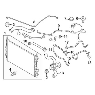 Ford OE - Cooling - Radiator & Components (Flex)
