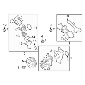 Ford OE - Cooling - Water Pump (Gas)