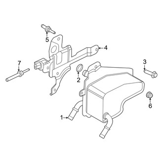 Ford OE - Cooling - Trans Oil Cooler (Gas)