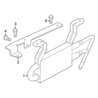 Ford OE - Cooling - Power Steering Oil Cooler (Gas)