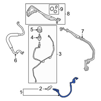 Ford OE - Front A/C Refrigerant Discharge Hose
