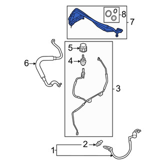 Ford OE - A/C Manifold Hose Assembly