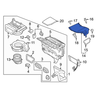 Ford OE - Upper Cabin Air Intake Duct