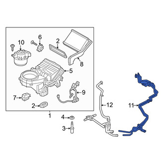 Ford OE - HVAC Heater Hose