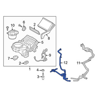 Ford OE - HVAC Heater Hose