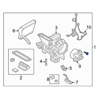 Ford OE - Rear HVAC Unit Case Assembly