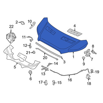 Ford OE - Front Hood Panel