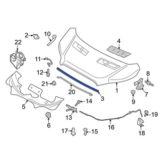 Ford OE - Front Hood Seal