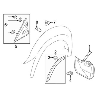 Ford OE - Fender - Exterior Trim
