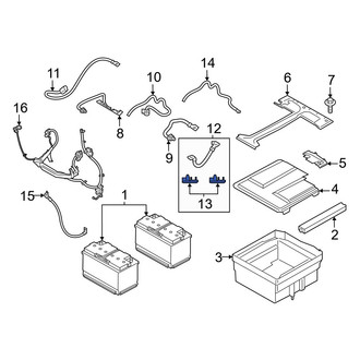 Ford OE - Battery Cable Terminal End