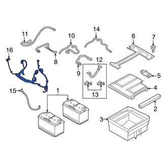 Ford OE - Front Battery Cable