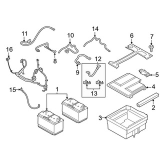 Ford OE - Electrical - Battery
