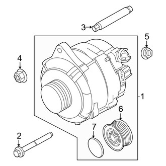 Ford OE - Electrical - Alternator (Single Alternator)