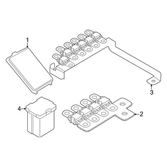 Ford OE - Electrical - Fuse & Relay (Engine Compartment, Type 1)